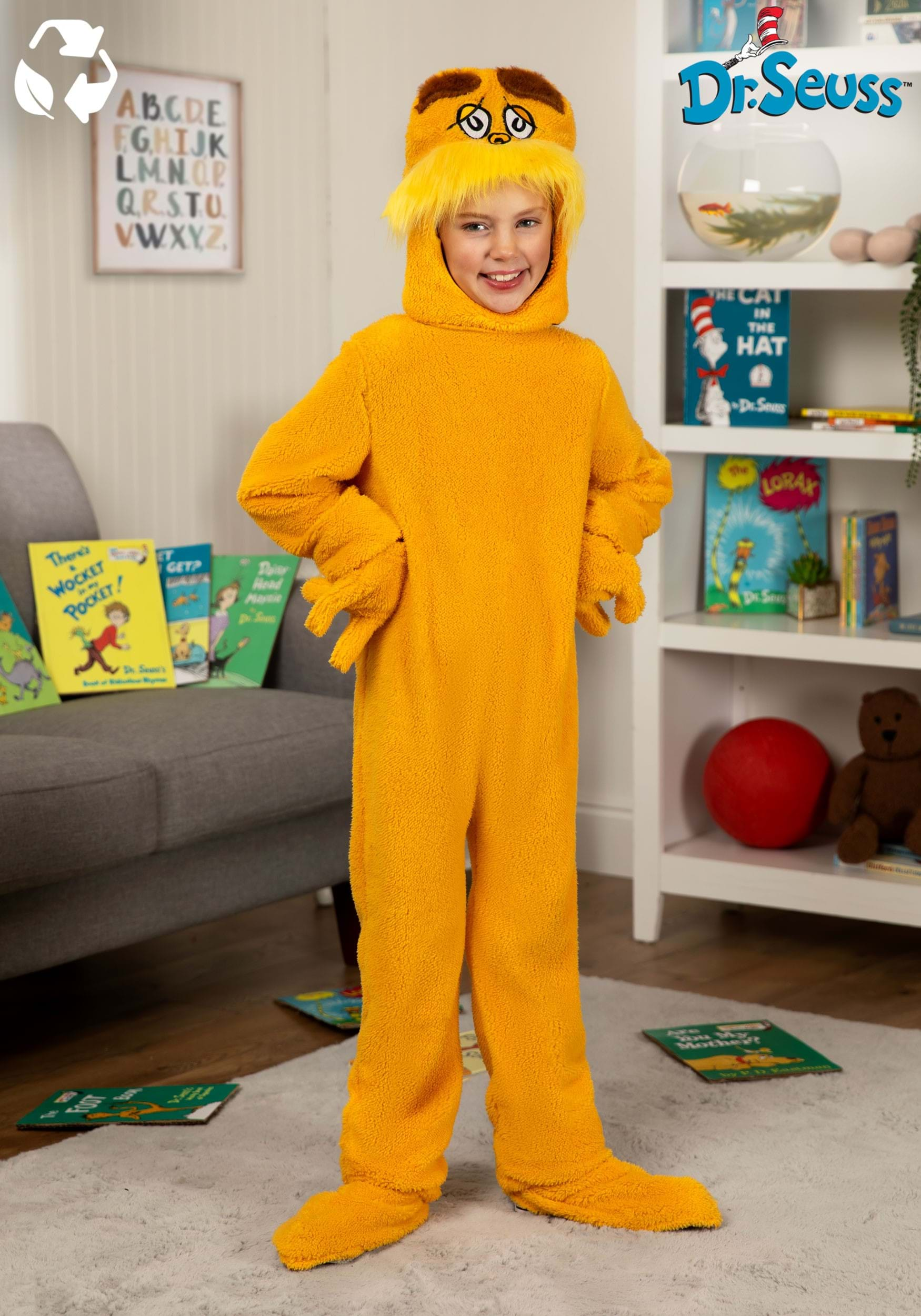 Dr. Seuss Kid's The Lorax Costume | Dr. Seuss Costumes