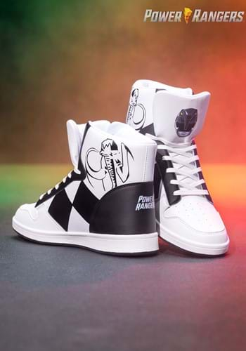 Costume Inspired Black Power Rangers Sneakers