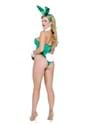 Playboy Womens Green Bunny Costume Alt 1