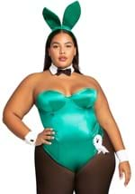 Plus Size Women's Playboy Bunny Green Costume