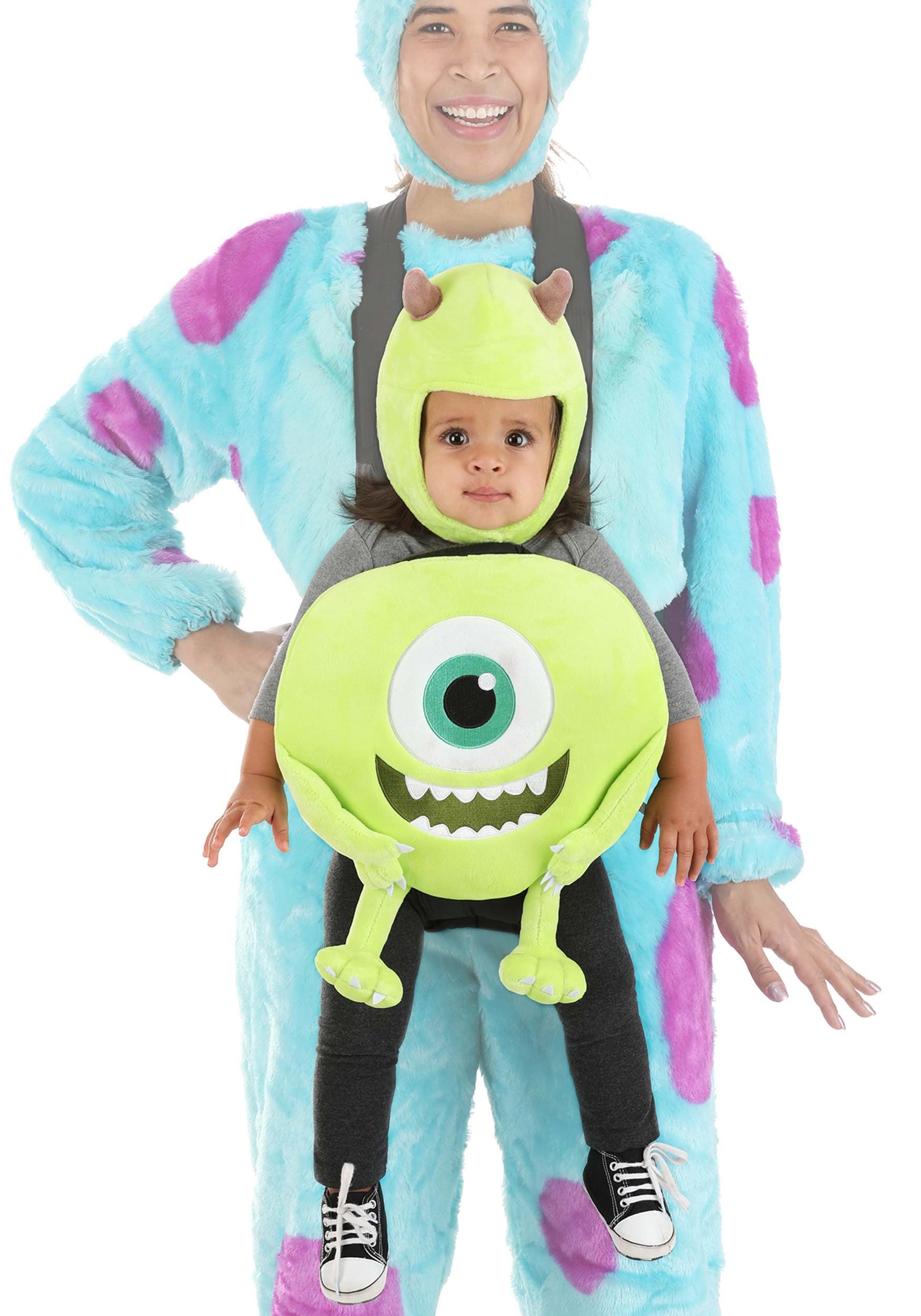 Photos - Fancy Dress Carrier FUN Costumes Mike Wazowski Baby  Cover Costume Green 