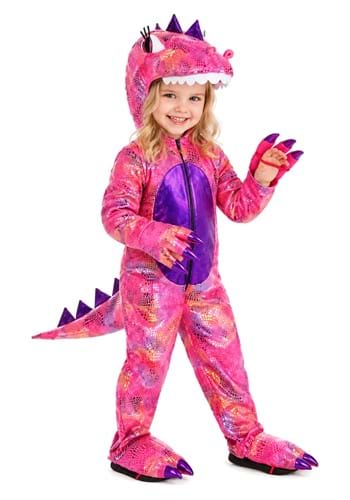 Exclusive Toddler Sparkling Scales Dinosaur Costume 1