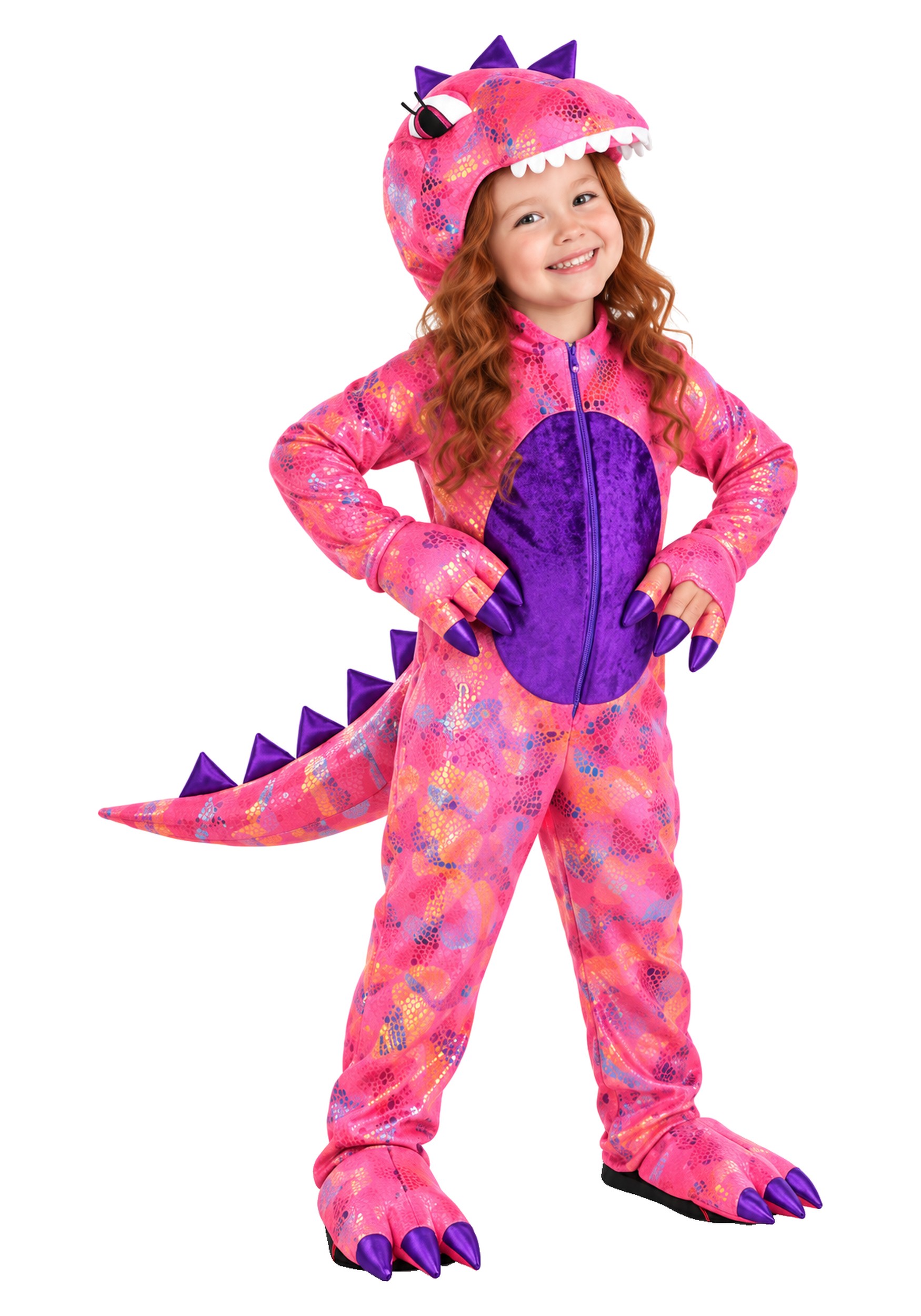 Kid's Sparkling Scales Dinosaur Costume | Kid's Dinosaur Costumes