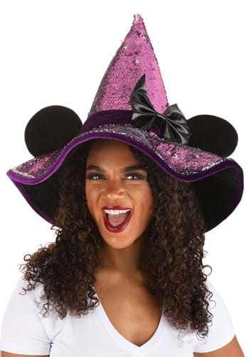 Disney Minnie Mouse Spider Webs Witch Hat for Adults