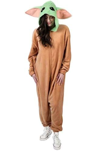 Star Wars Baby Yoda The Child Adult Costume Union Suit Pajama (LG/XL)