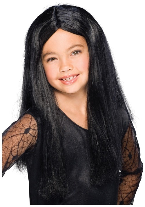 Kid's Black Witch Wig
