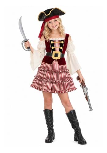 Girls Corsair Pirate Costume New Main