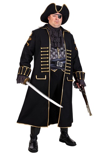 Plus Size Men's Premium Pirate Costume