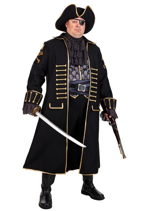 Plus Size Men's Premium Pirate Costume