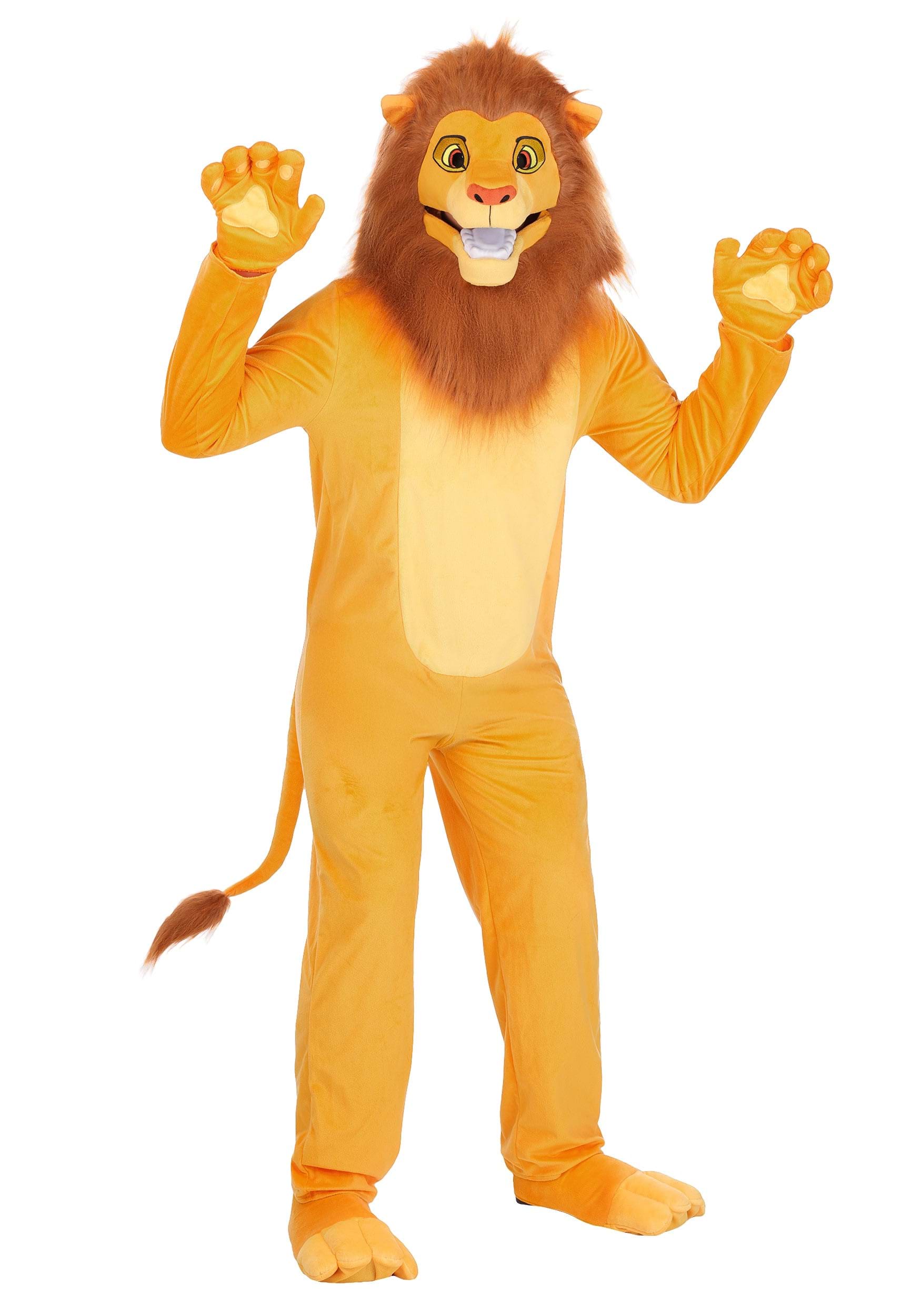 Authentic Disney Simba Mouth Mover Adult Costume | Disney Costumes