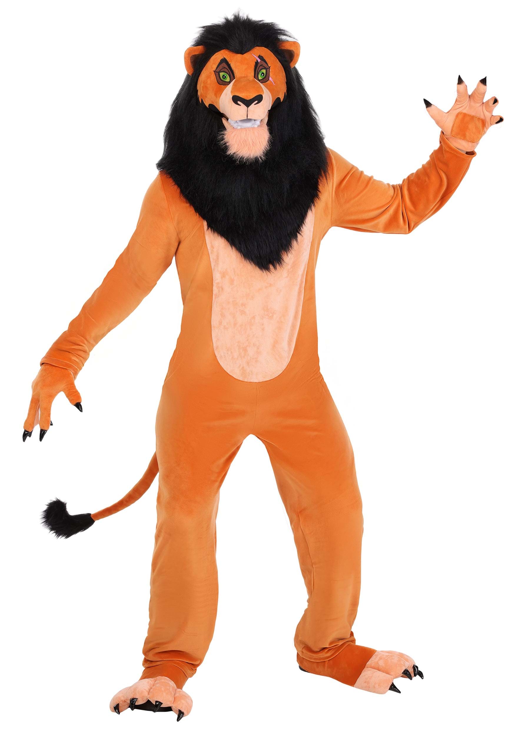 Authentic Disney Scar Mouth Mover Adult Costume | Disney Costumes