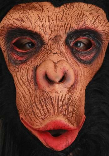 Realistic Chimpanzee Costume Mask