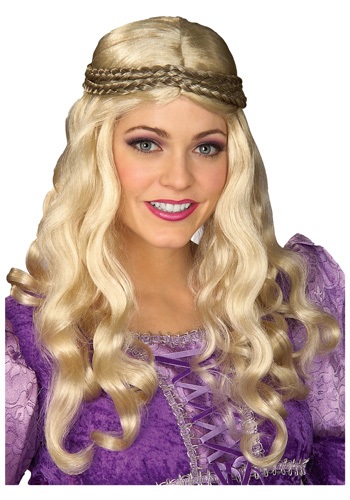 Renaissance Woman Blonde Wig for Adults