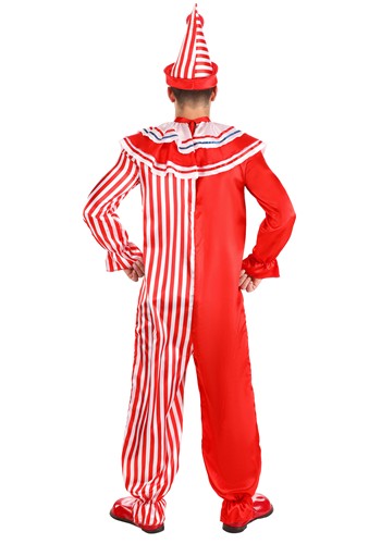 Red Striped Clown Adult Costume | Adult Clown Costumes