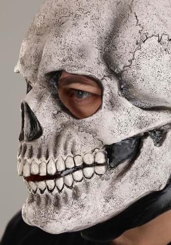 Adult Full Face White Skeleton Costume Mask | Skeleton Accessories