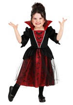 Girls Midnight Vampira Costume Alt 1