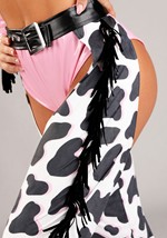 Womens Pink Cowgirl Costume Alt 7