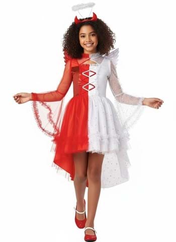 Girls Half Angel Half Devil Costume UPD