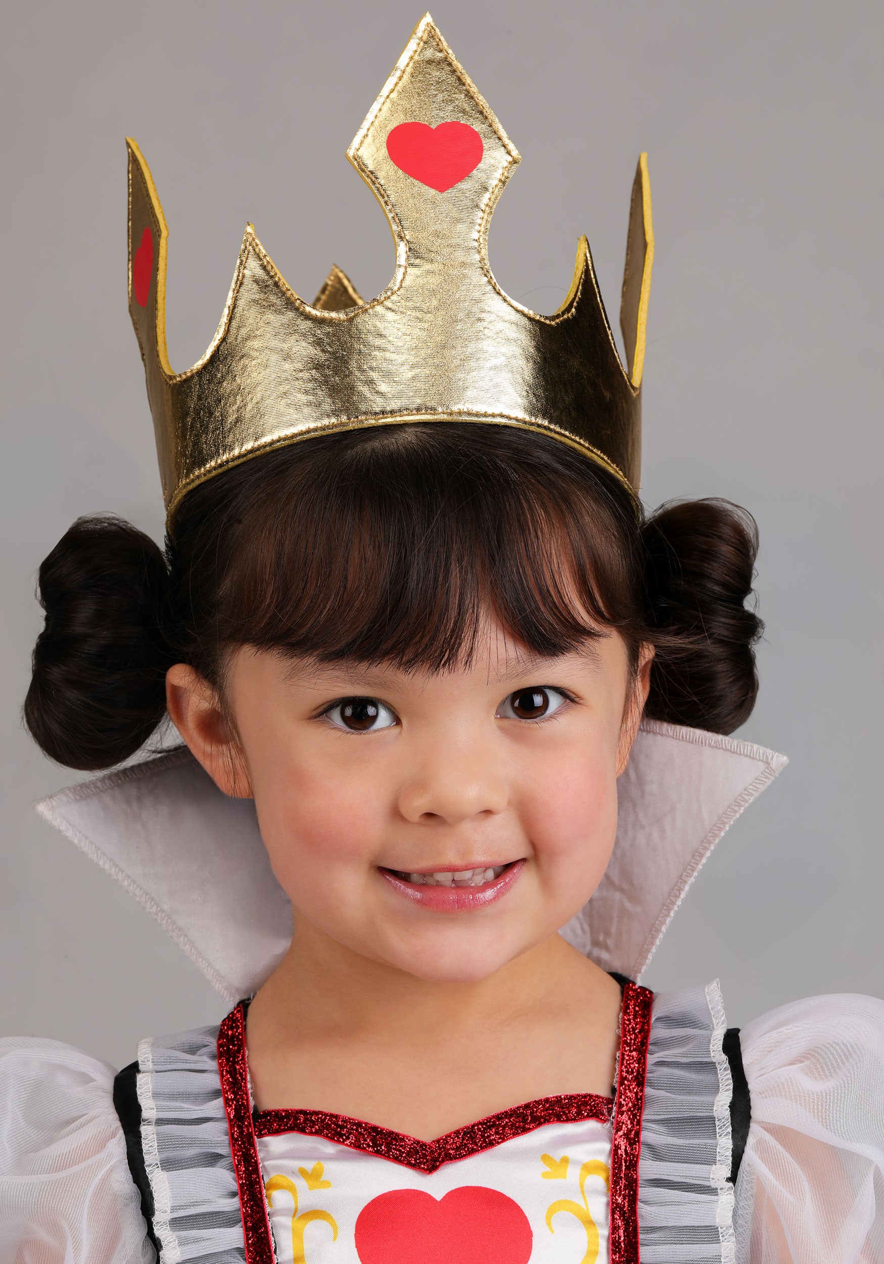Girl's Classic Toddler Queen of Hearts Costume | Storybook Costumes