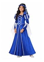 Girls Royal Blue Princess Costume New Main