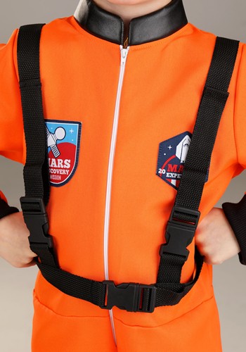 Child Orange Astronaut Costume | Kid's Astronaut Costumes