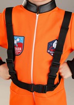 Kid's Classic Orange Astronaut Costume Alt 1