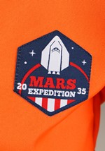 Kid's Classic Orange Astronaut Costume Alt 2