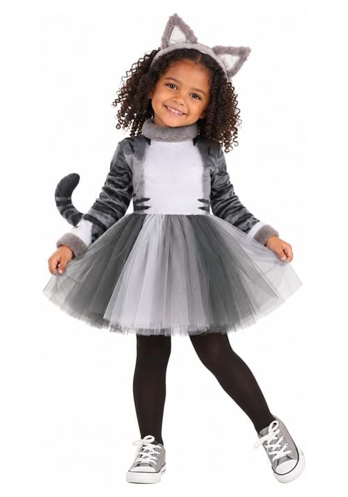 Girl's Toddler Tabby Cat Costume Dress