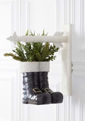 10" Santa Boots Container Arrow Figure