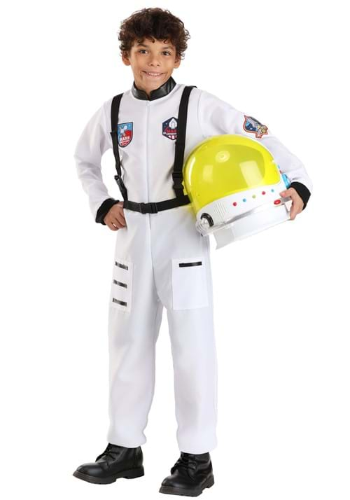 Kid's Classic White Astronaut Costume