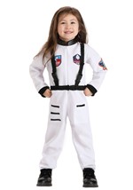 Toddler's Classic White Astronaut Costume Alt 4