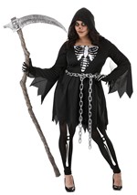 Plus Sized Death Costume Dress for Women 4