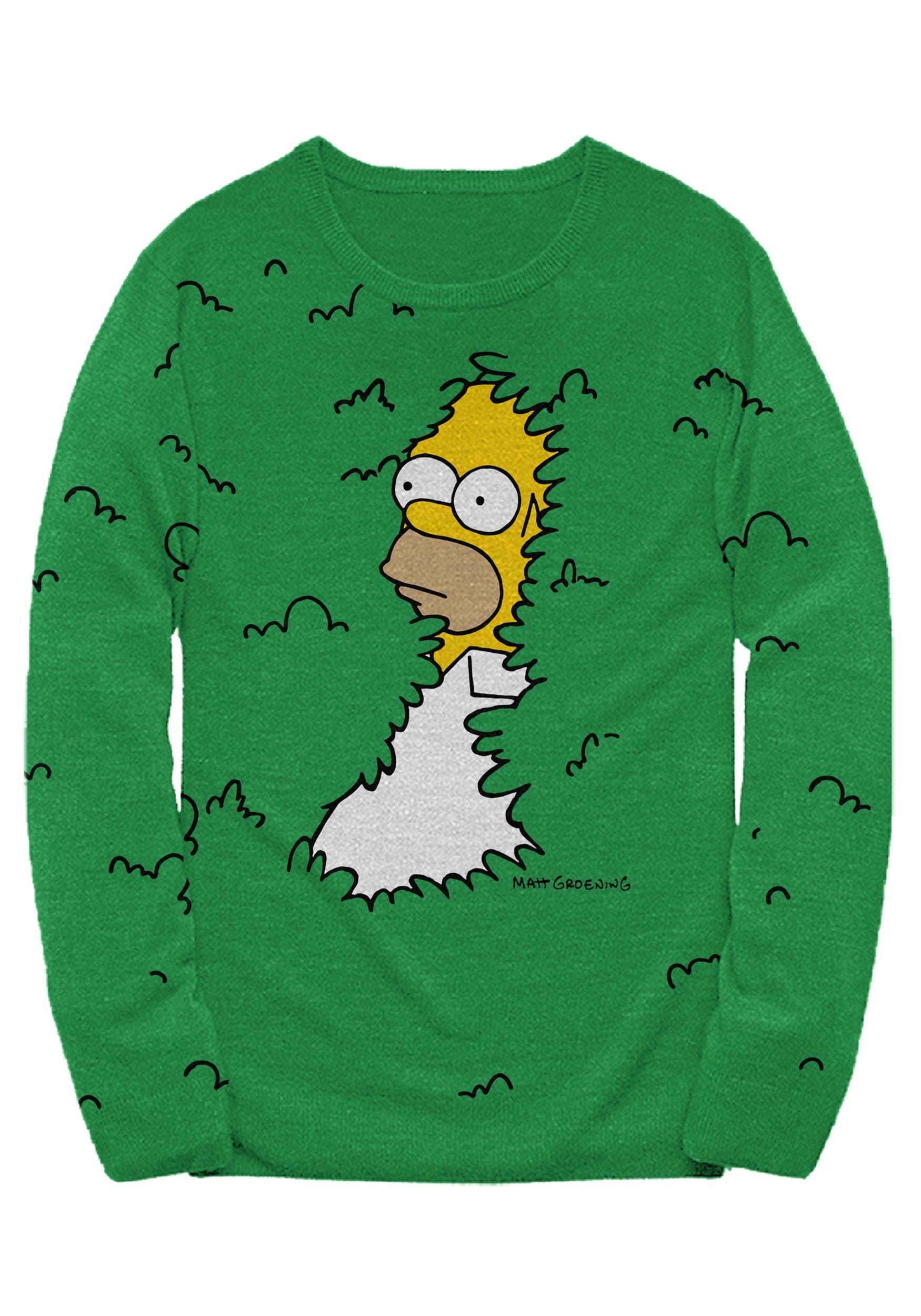 The Simpsons Homer Bushes Adult Sweater | Sweaters