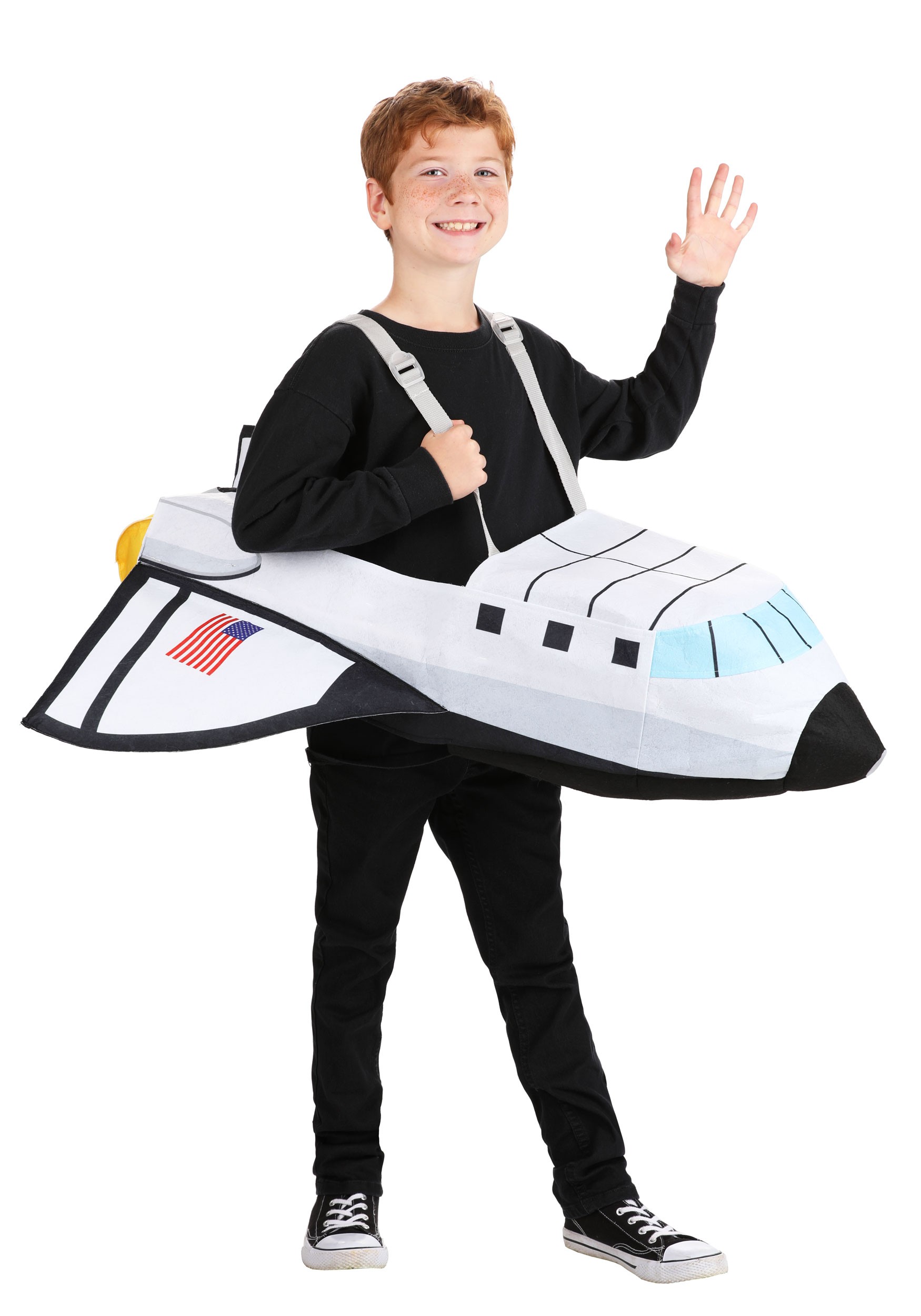 Ride-On Space Rocket Kid's Costume | Astronaut Costumes