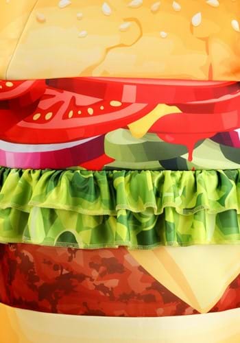 Deluxe Hamburger Adult Costume | Adult Food Costumes
