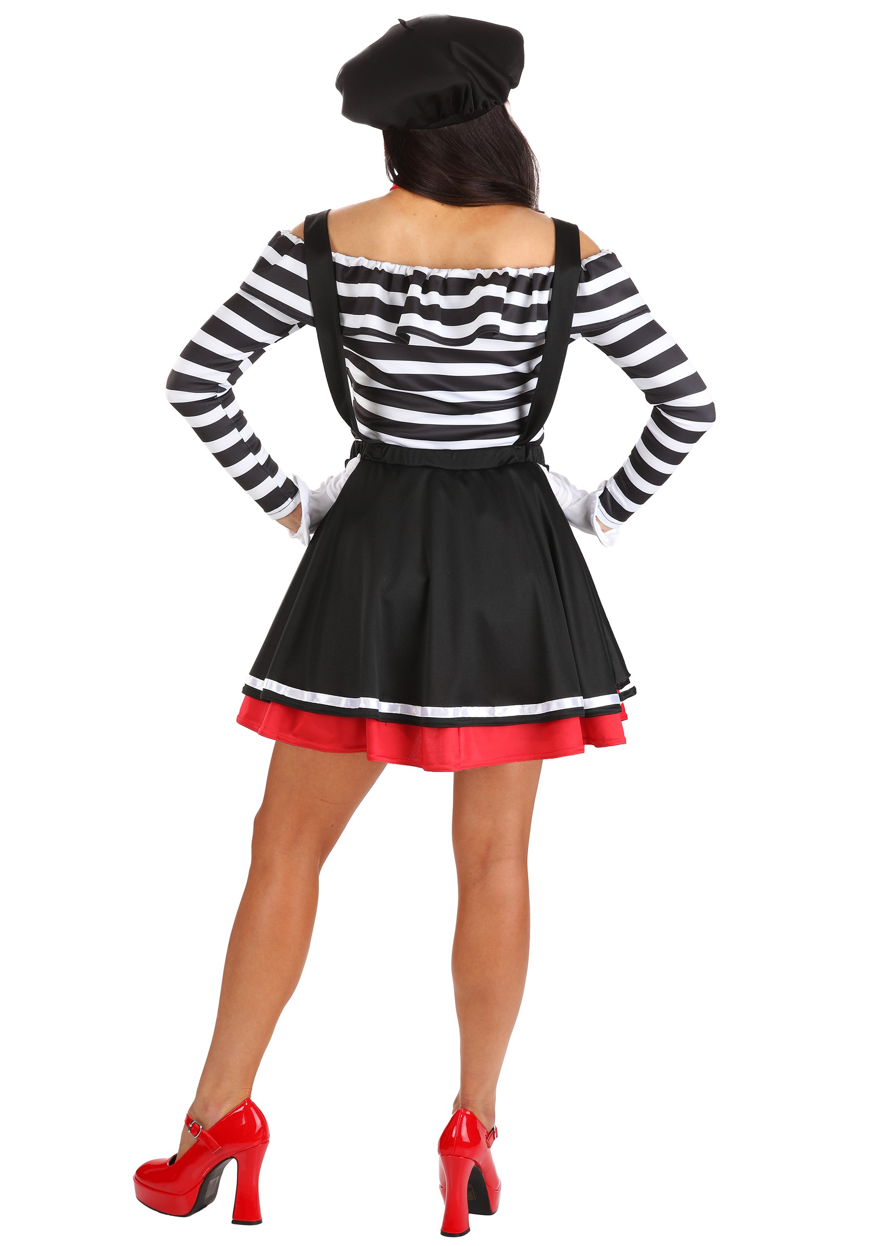 Mirthful Mime Women's Costume Dress | Clown Costumes