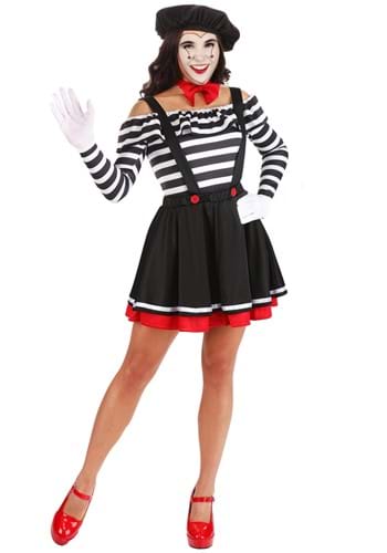 Adult Mirthful Mime Costume