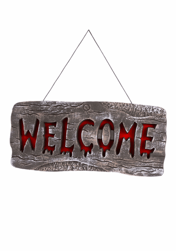 Light Up Welcome Sign Decoration