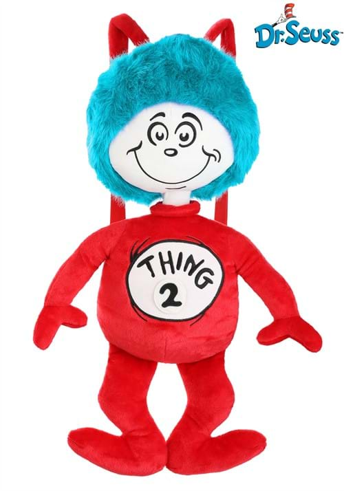 Dr Seuss Thing 1 2 Soft Plush Backpack