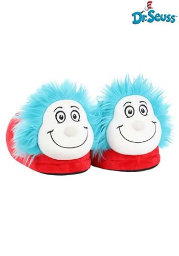 Thing 1 Thing 2 3D Character Kids Slippers