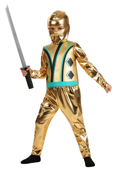 Toddler Gold Ninja Master Costume