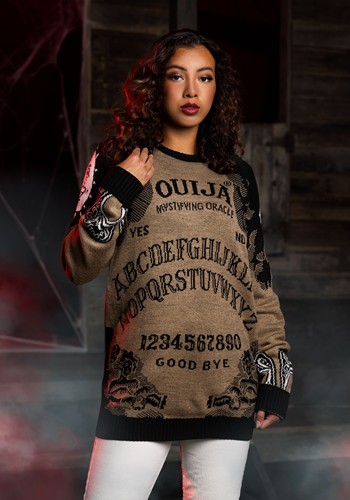 Adult Ouija Board Halloween Sweater | Exclusive Halloween Sweaters