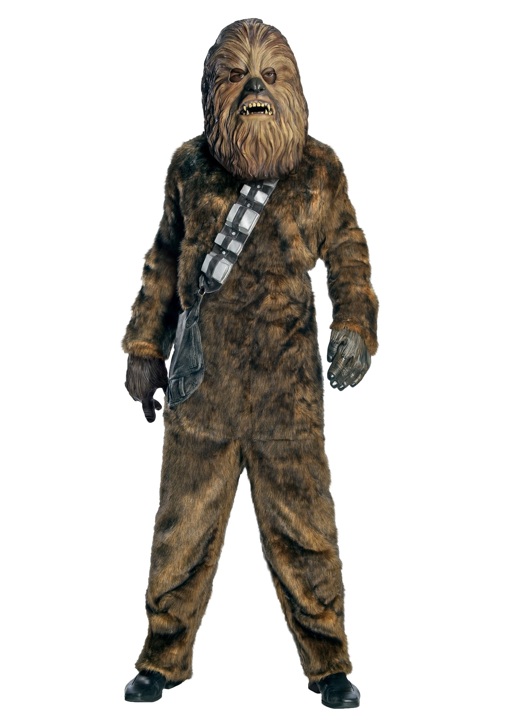 Photos - Fancy Dress Rubies Costume Co. Inc Adult Deluxe Chewbacca Costume Brown 
