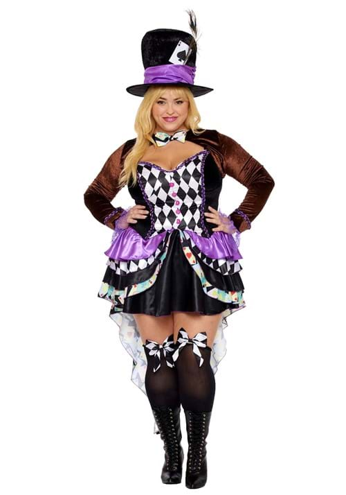 Women's Plus Size Raving Mad Costume | Mad Hatter Costumes