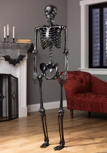 Crazy Bones Poseable Skeleton in Black