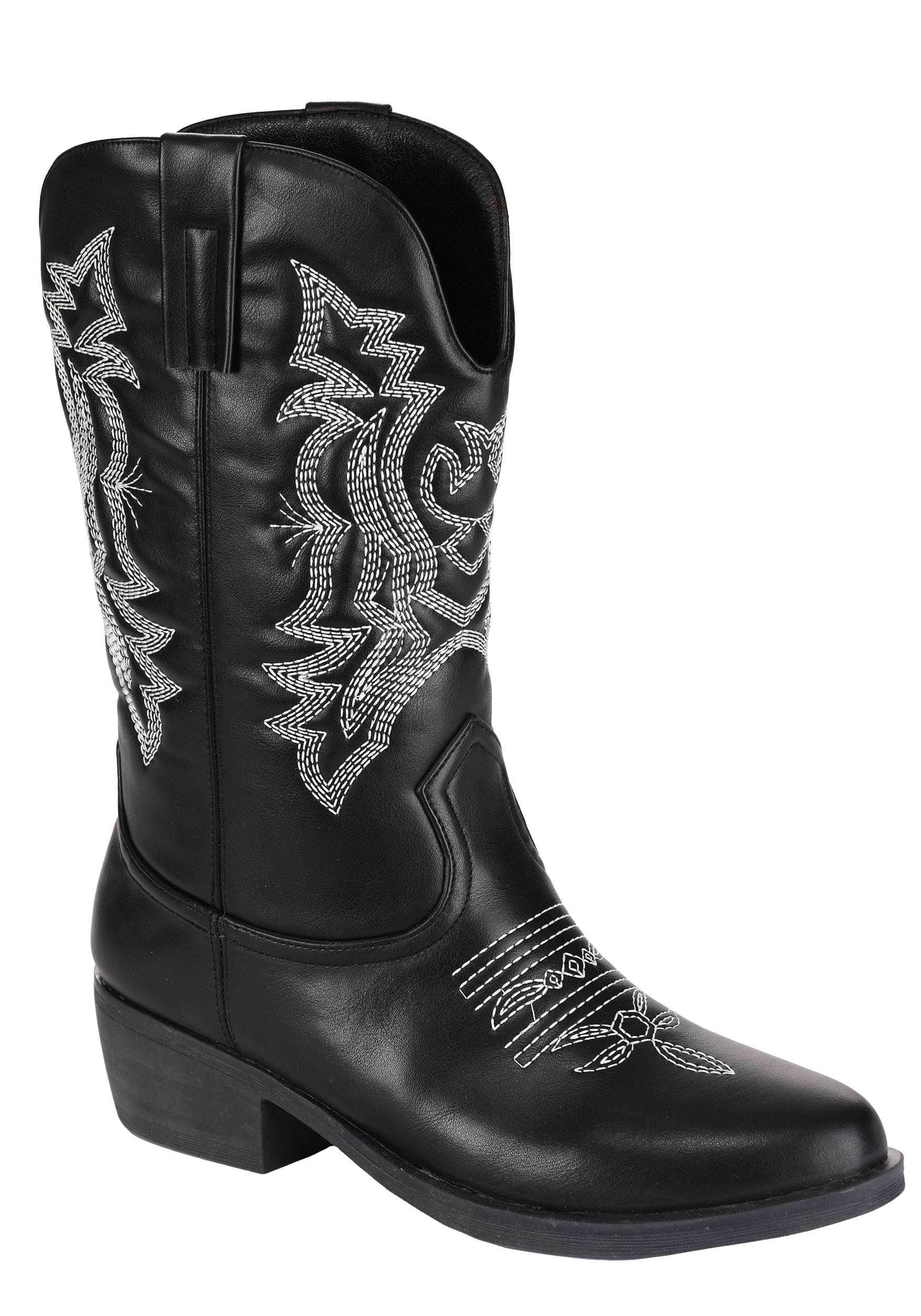 Women's Black Cowgirl Boots