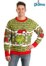 Adult You're a Mean One Mr. Grinch Sweater Alt 7