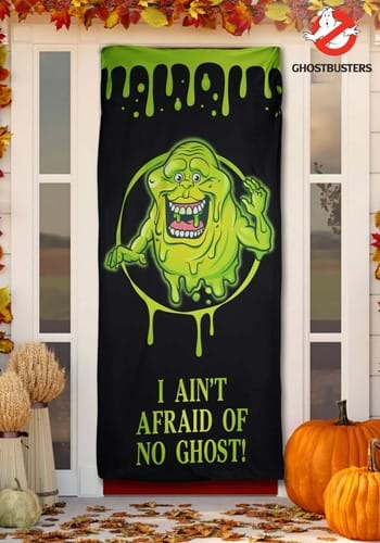 Ghostbusters I Aint Afraid of No Ghosts Door Curtain