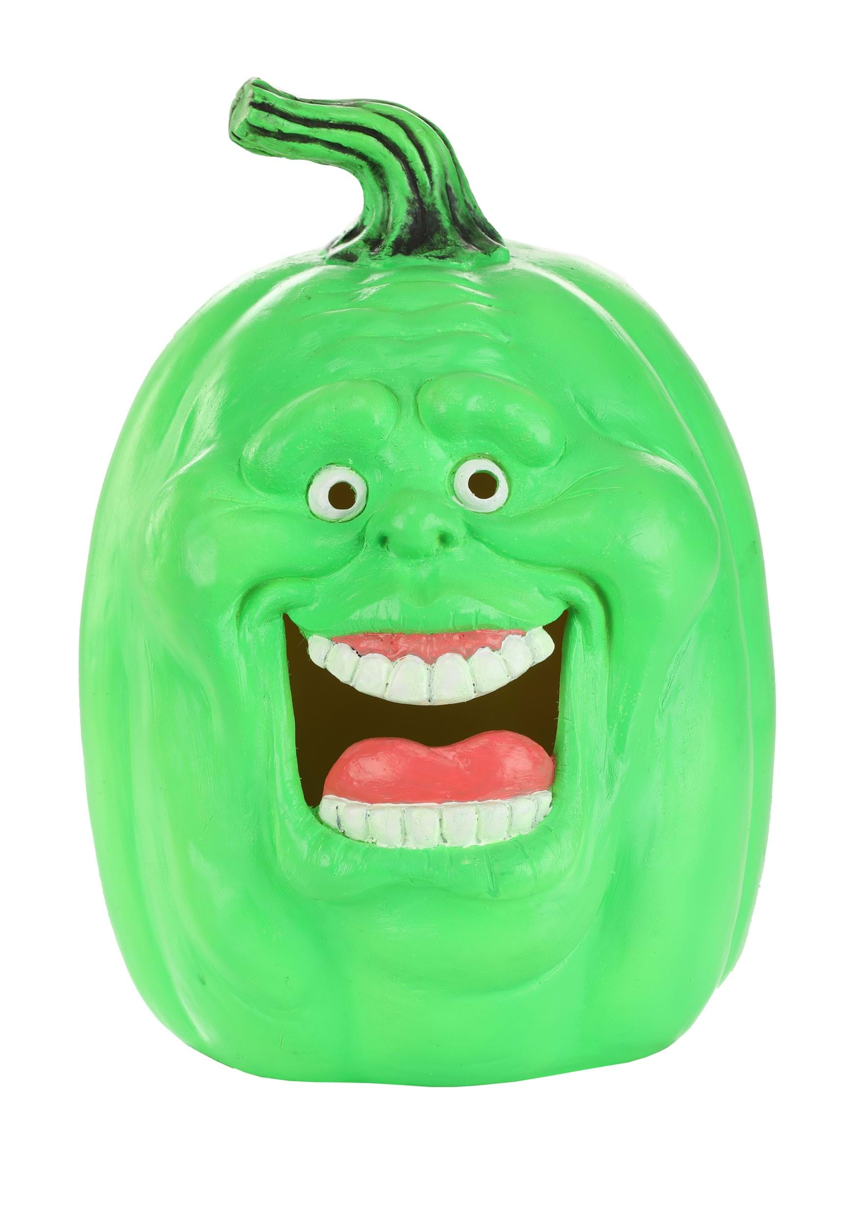 Ghostbusters 10"" Light Up Slimer Pumpkin Halloween Prop | Ghostbusters Decorations -  FUN Costumes, FUN6724