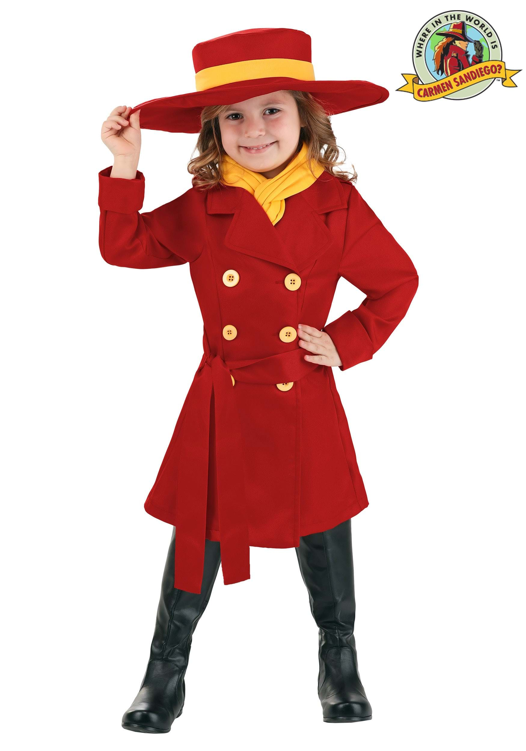 Girl's Toddler Carmen Sandiego Costume